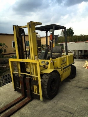 ขายถูก รถโฟล์คลิฟท์ MITSUBISHI ขนาด3ตัน เครื่องยนต์เบนซิล เกียร์ธรรมดา ยกได้สูงสุด3เมตร