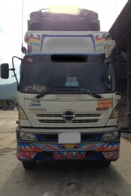 ขาย HINO 344 พ่วงแม่+ลูกดั๊ม กระบะเหล็ก คอกเกษตร รถปี 55