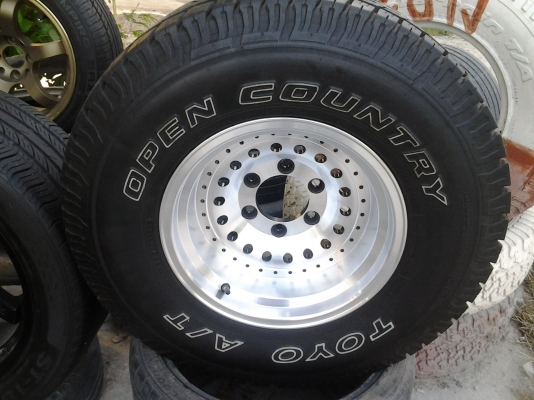 แม็กลายหยดน้ำ ขอบ15 พร้อมยางปี13