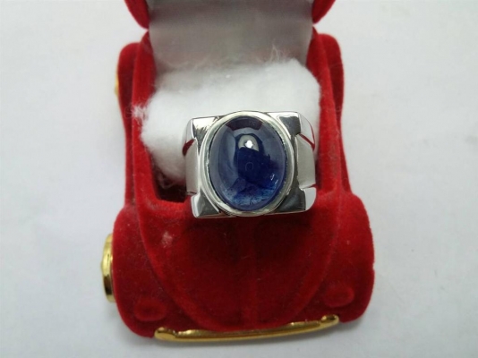 แหวนเงิน 925 พลอยไพลินแท้