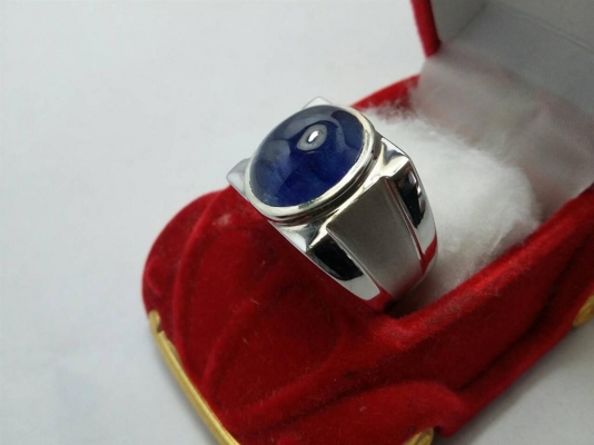 แหวนเงิน 925 พลอยไพลินแท้