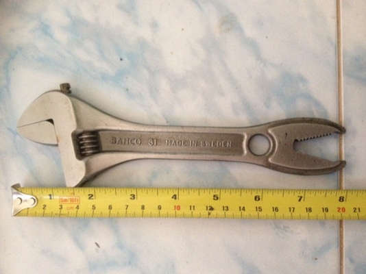 ปะแจเลื่อนหางปลา BAHCO 8" Made In Sweden ปะแจเลื่อนหางปลา BAHCO 8" Made In Sweden