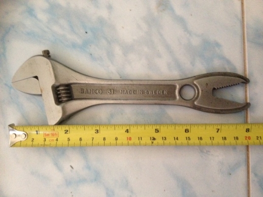 ปะแจเลื่อนหางปลา BAHCO 8" Made In Sweden ปะแจเลื่อนหางปลา BAHCO 8" Made In Sweden