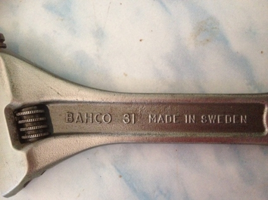 ปะแจเลื่อนหางปลา BAHCO 8" Made In Sweden ปะแจเลื่อนหางปลา BAHCO 8" Made In Sweden