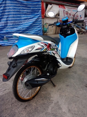 All New Fino FI รถ3เดือน ปี58 แต่งหล่อๆเครื่องเดิมสนิท สวยๆราคาถูกครับ