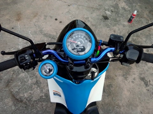 All New Fino FI รถ3เดือน ปี58 แต่งหล่อๆเครื่องเดิมสนิท สวยๆราคาถูกครับ