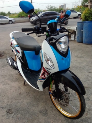 All New Fino FI รถ3เดือน ปี58 แต่งหล่อๆเครื่องเดิมสนิท สวยๆราคาถูกครับ