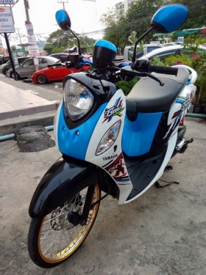 All New Fino FI รถ3เดือน ปี58 แต่งหล่อๆเครื่องเดิมสนิท สวยๆราคาถูกครับ