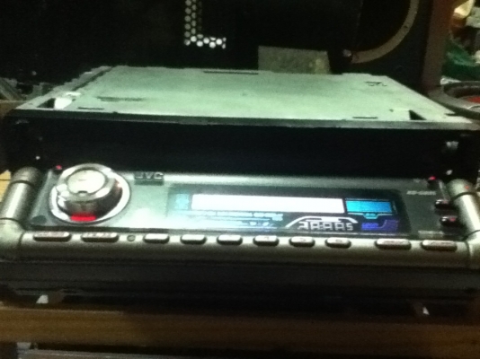 ขายวิทยุ JVC รุ่น KD-G805 "หน้าจอสไลไฟฟ้า" เล่นCD,MP3,FM ขายถูกๆ 1600.-