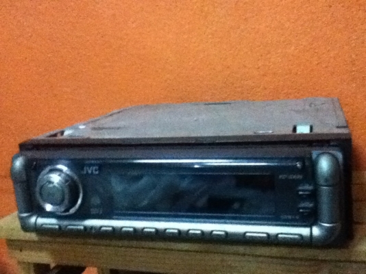 ขายวิทยุ JVC รุ่น KD-G805 "หน้าจอสไลไฟฟ้า" เล่นCD,MP3,FM ขายถูกๆ 1600.-