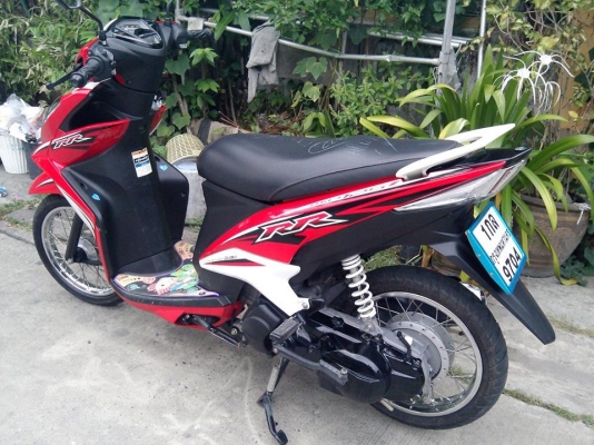 ขาย ยามาฮ่า มีโอ 125i สีแดง-ขาว  ปี 56 สภาพเดิม ๆ