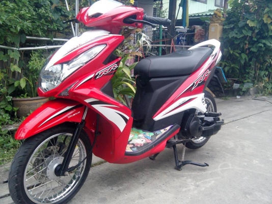 ขาย ยามาฮ่า มีโอ 125i สีแดง-ขาว  ปี 56 สภาพเดิม ๆ