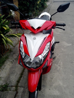 ขาย ยามาฮ่า มีโอ 125i สีแดง-ขาว  ปี 56 สภาพเดิม ๆ