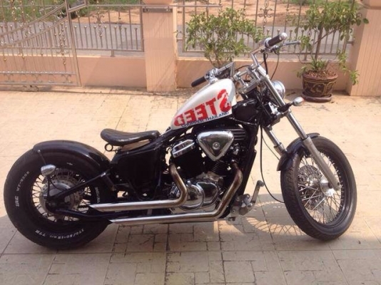 ใครชอบแนวนี้จัดเลย steed400 สพม. แต่ง bobber สวยๆ เครื่องแน่นๆ เสียงท่อเร้า ราคาด่วนๆ 78000 ลดได้โทรมาคุยได้ 0927325427  ฟังคลิปเสียงได้ id line 0869270668