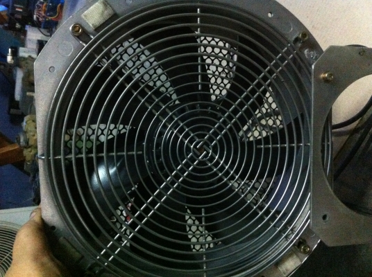 พัดลมเป่าโครงอลูมิเนียมอัลลอย แข็งแรงเบา แบบใบพัด 8 ใบ