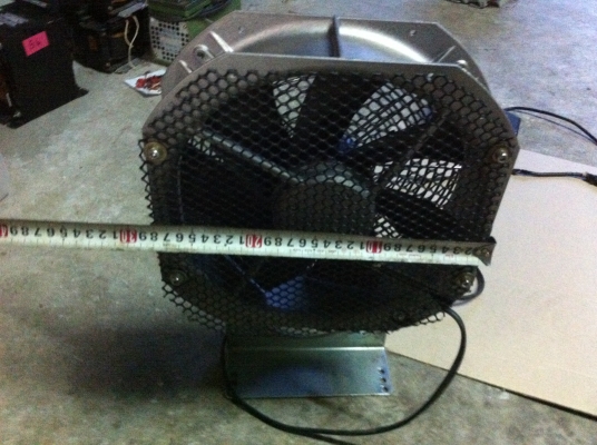 พัดลมเป่าโครงอลูมิเนียมอัลลอย แข็งแรงเบา แบบใบพัด 8 ใบ