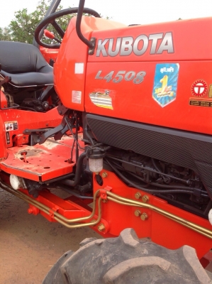 แทรกเตอร์คูโบต้า 4508 สภาพดีพร้อมใช้งาน มีผานดันหน้า และ โรตารี่ แทรกเตอร์คูโบต้า 4508 สภาพดีพร้อมใช้งาน มีผานดันหน้า และ โรตารี่