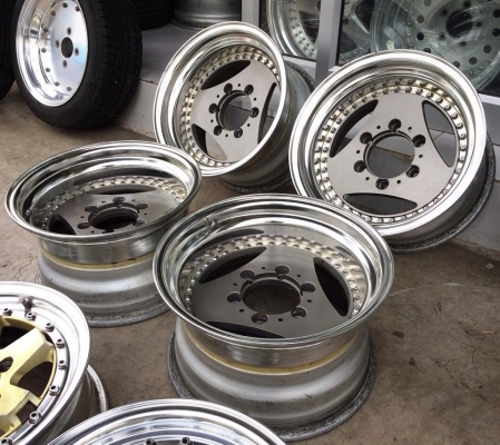 ขายล้อ LODIODRIVE 3 ชิ้นแท้ 15x8.5 ุลบ10 6 รูกระบะ ออฟลึกๆ ประมูลจากญี่ปุ่น