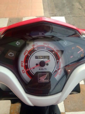 Honda Click i ปี 2555 สีชมพู ดำ รถสวยวิ๊งสดใสมากๆ หัวฉีดประหยัดน้ำมัน