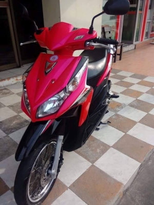 Honda Click i ปี 2555 สีชมพู ดำ รถสวยวิ๊งสดใสมากๆ หัวฉีดประหยัดน้ำมัน