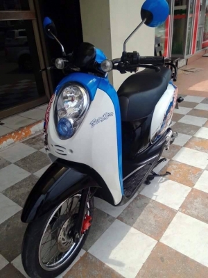 Honda Scoopy i ปี 2555 รถสวยใสมาก ลาย Active Boy รุ่นหัวฉีดประหยัดน้ำมัน