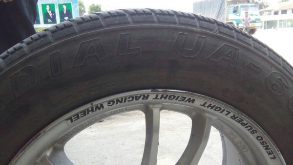 แม็กขอบ 15  4รู114 พร้อมยาง