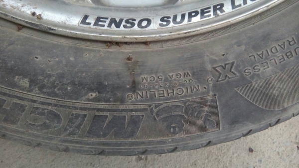 แม็กขอบ 15  4รู114 พร้อมยาง