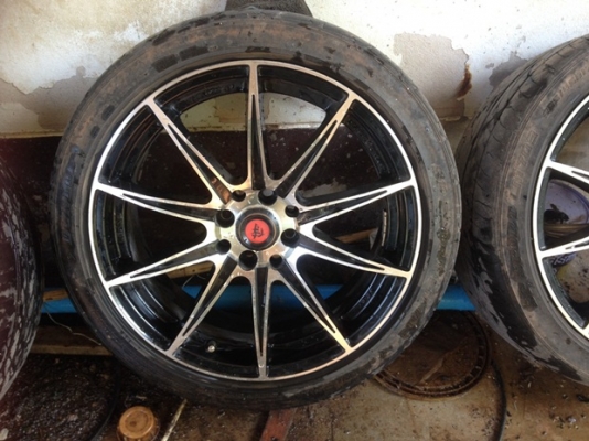 ล้อแม็กซ์ LENSO SAMURAI 17" 4รู พร้อมยางครบชุด