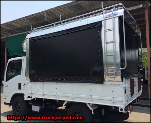 อู่ป.เป็ด รับติดตั้งหลังคาอลูมิเนียมตาข่าย สำหรับรถที่ต้องการเปิดท้ายขายของ