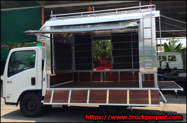 อู่ป.เป็ด รับติดตั้งหลังคาอลูมิเนียมตาข่าย สำหรับรถที่ต้องการเปิดท้ายขายของ