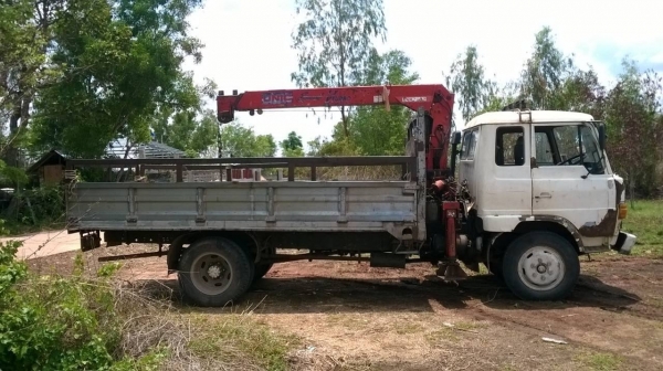 ขายรถ 6 ล้อติดเครน UNIC 3 ตัน HINO FD ยาว 5.50 เมตร เครื่อง WO6E 165 แรงม้า เกียร์ HO พาวเวอร์ ทะเบียนพร้อมโอนครับ