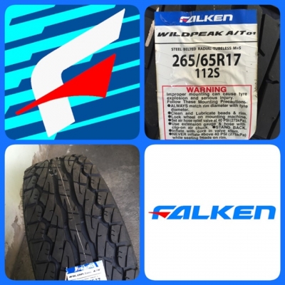 ยางใหม่ ปลายปี14 ขนาด 265 -65 R 17 ดอก AT