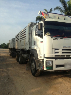 รถอีซูซุ 10 ล้อดั้ม FXZ 360 แรงม้า ปี 55. ( รถวิ่ง 2xx,xxx กม. )    สนใจติดต่อ  081 - 6079515
