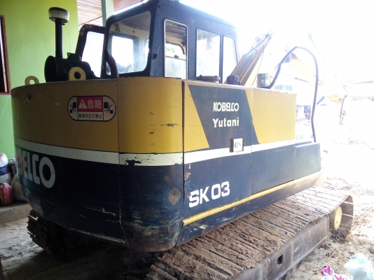 ขายแม็คโคร   KOBELCO SK~03 MART II 60 สภาพพร้อมใช้งาน เครื่องปั้มดีเยี่ยม โดยรวมรถสวยระบบรั่วซึมแทบไม่มี  เอกสารใบอินวอยซ์