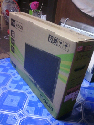 TV LED 32 นิ้ว Provison HDMI USB สภาพสวย เป็นของใหม่ อุปกรณ์ครบยกกล่อง พร้อมใช้ครับ