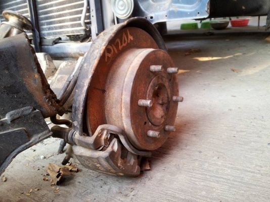 เพลาหลัง terrano I ยกเส้นไม่แยกลูกเฟือง ดิสหลังไม่เต็ด 8.37