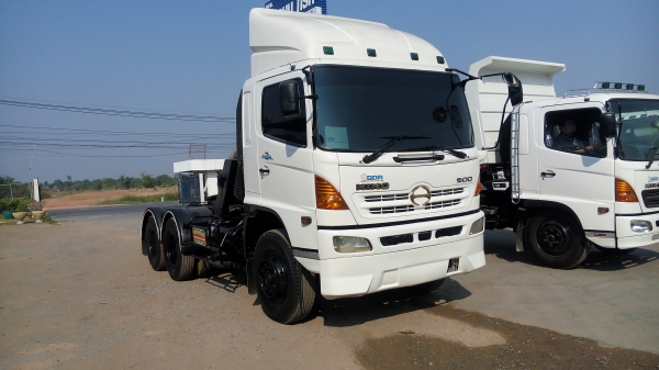 เหลือคันเดียว หัวลาก HINO MEGA เครื่อง P11C 320 แรงม้าระบบน้ำมัน รถห้างปี 47 ราคา.......ลดให้โทรเลยคะ
