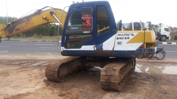 ขายรถแบ็คโฮ มาร์คที 120  เอวแน่น  แอร์เย็น รถสภาพดี