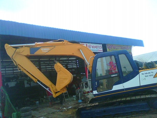 ขายรถแบ็คโฮ มาร์คที 120  เอวแน่น  แอร์เย็น รถสภาพดี