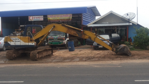 ขายรถแบ็คโฮ มาร์คที 120  เอวแน่น  แอร์เย็น รถสภาพดี