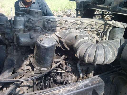 ขาย 10 ล้อดั้มหลงฟูโช่รุ่น FN527TE  เครื่อง6D16 195 แรง 10 สปีด ปี 38