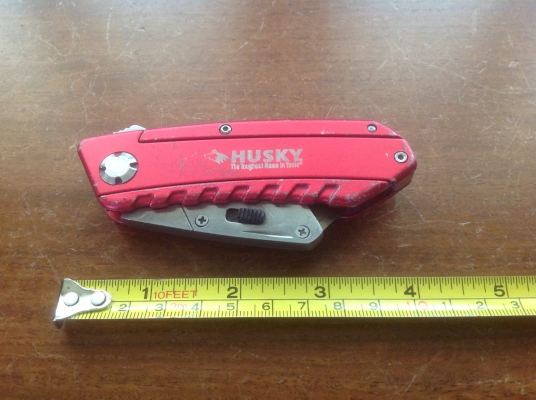 ขายมีดคัตเตอร์ Husky พับ ถอดเปลี่ยนใบได้