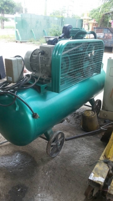 ขาย !! ปั้มลมฟูเชง5แรง3สาย รุ่นใหม่ สภาพ90\% พร้อมใช้งาน,รุ่นถัง10แรง304ลิตร
