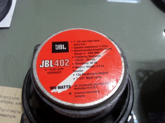 ลำโพง jbl  แกนร่วม 2 ทาง 4"