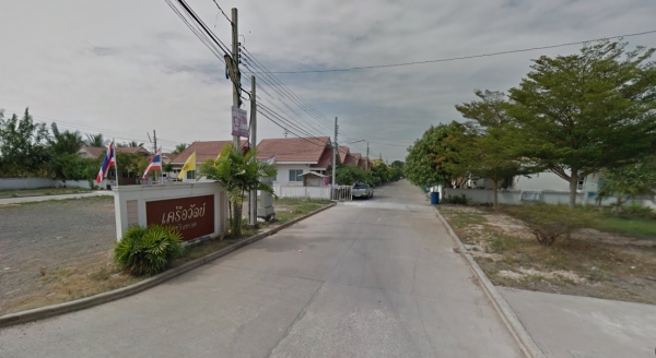 บ้านชั้นเดียวหลังมุม หมู่บ้านเครือวัลย์ สุวินทวงศ์ เนื้อที่ 48 ตร.ว.