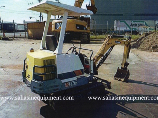 รถขุด ยี่ห้อ YANMAR รุ่น B12 S/N 0096XX นำเข้า ไม่เคยใช้งานในไทย บจก.สหสินอีควิปเม้นท์ โทร.081-5851880, 02-5168100-1 www.sahasinequipment.com