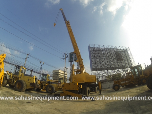 รถเครน ยี่ห้อ TADANO รุ่น TS100L บจก.สหสินอีควิปเม้นท์ โทร.081-5851880, 02-5168100-1 www.sahasinequipment.com