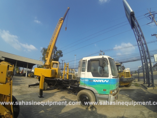 รถเครน ยี่ห้อ TADANO รุ่น TS100L บจก.สหสินอีควิปเม้นท์ โทร.081-5851880, 02-5168100-1 www.sahasinequipment.com