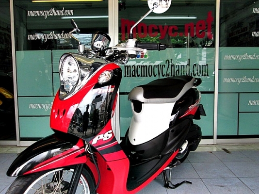 Fino PS สีดำแดง รถเดือน พฤศจิกายน ปี 57 รุ่นขายดี ไมล์ 3 พันโล  แถม 2 รายการ 26900