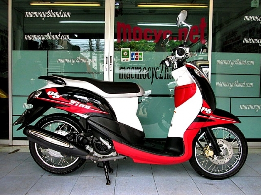 Fino PS สีดำแดง รถเดือน พฤศจิกายน ปี 57 รุ่นขายดี ไมล์ 3 พันโล  แถม 2 รายการ 26900